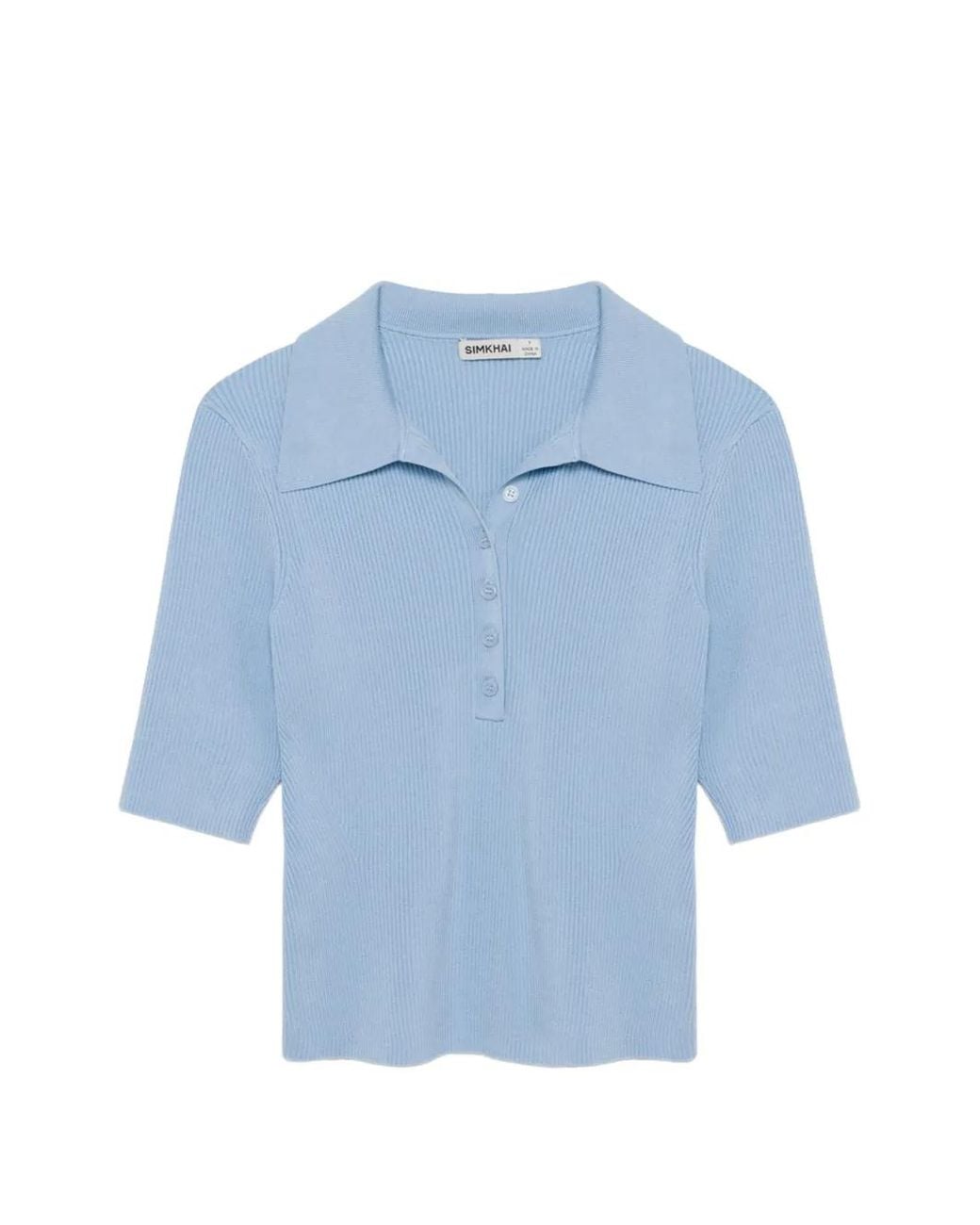Polo Secily di Jonathan Simkhai in Blue