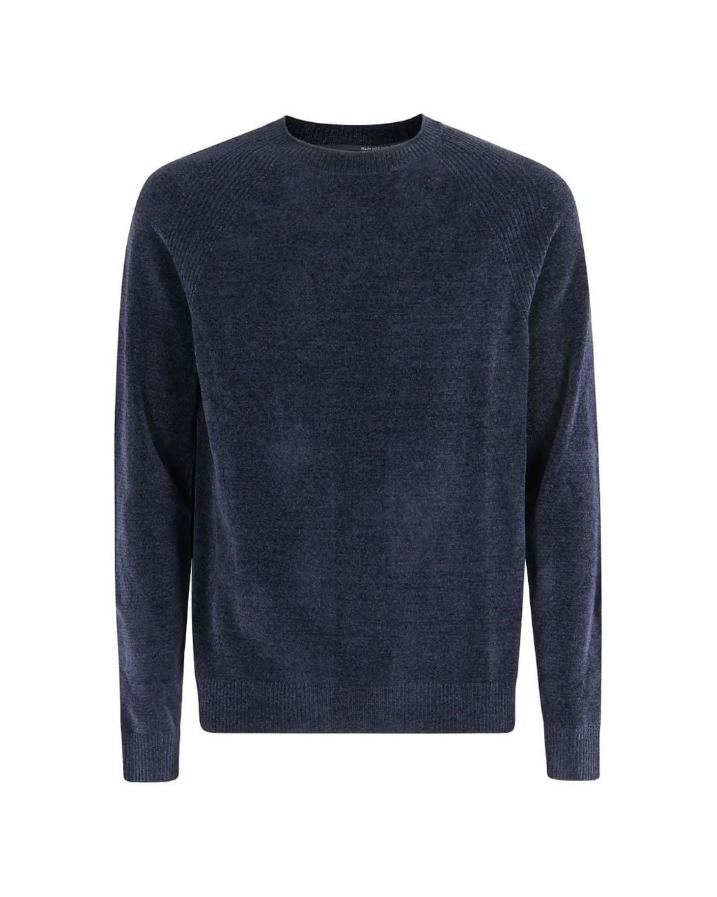 Rrd Blue Raglan-Sleeve Sweater for men
