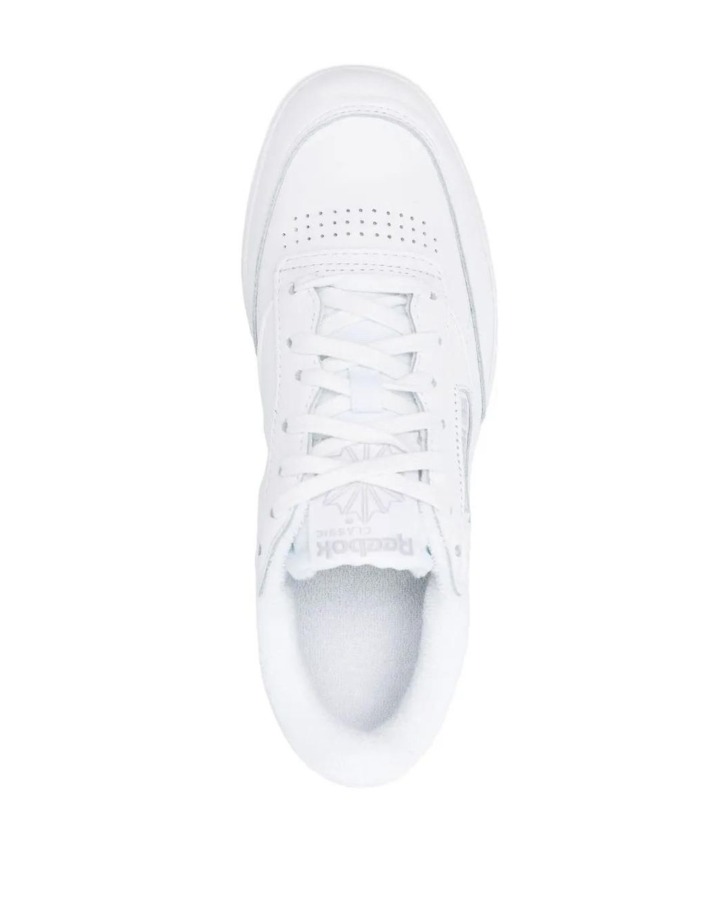 Reebok White Low-Top Leather Trainers