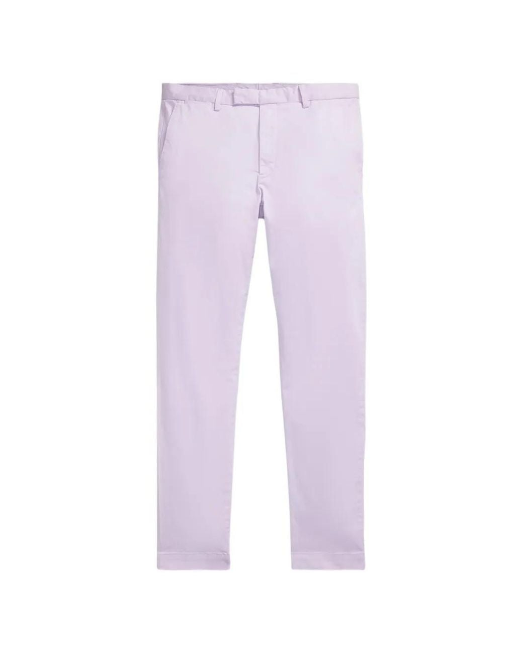 Polo Ralph Lauren Purple Jarrett Slim Fit Sateen Trousers for men