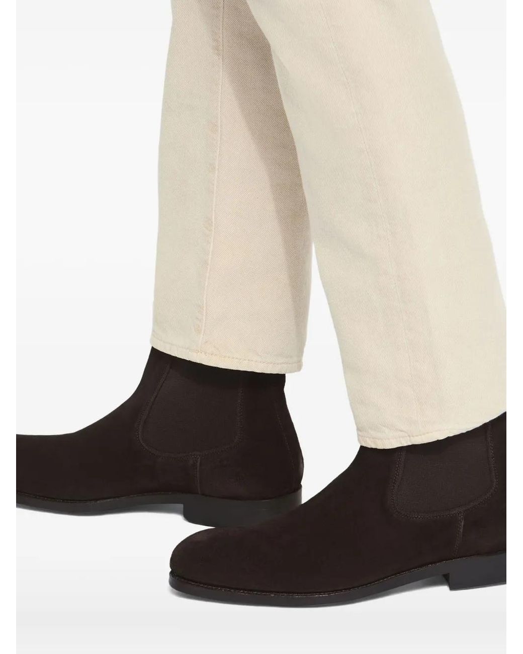 Kurt Geiger Black Sloane Suede Chelsea Boots for men