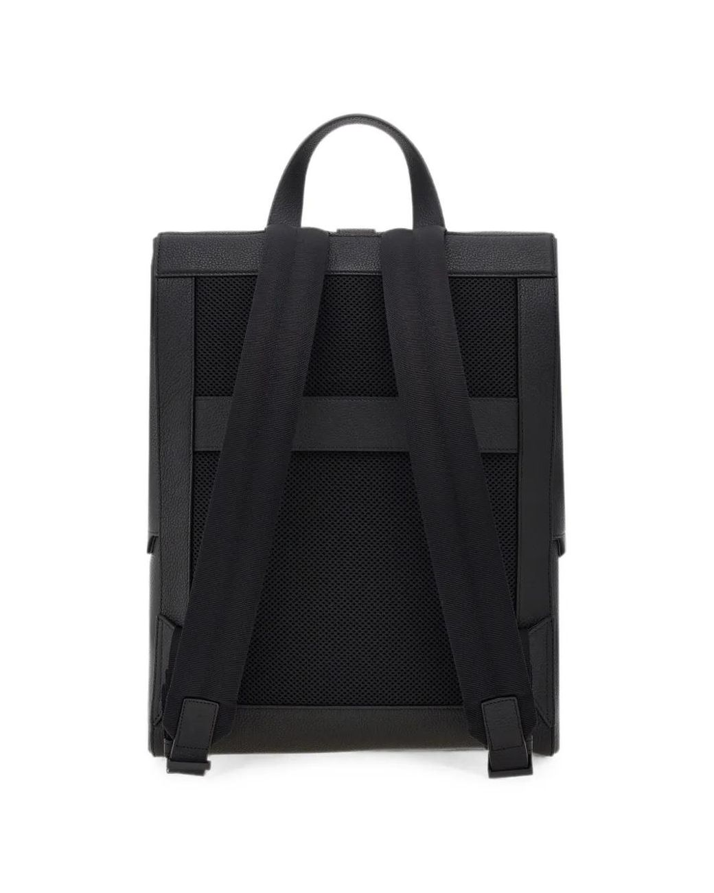 Ferragamo Black Backpack With Hug Buckle for men