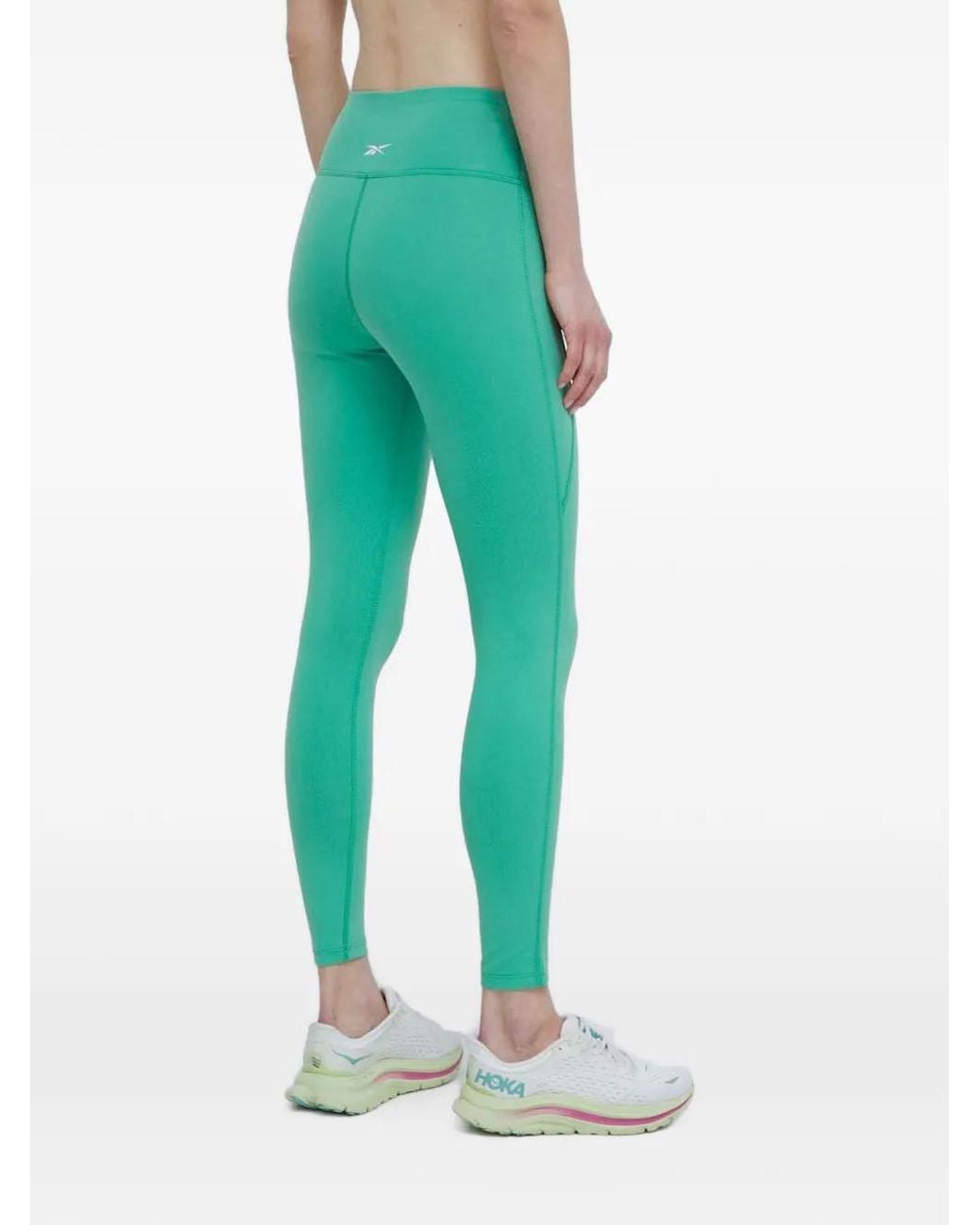 Reebok Green Legging À Logo