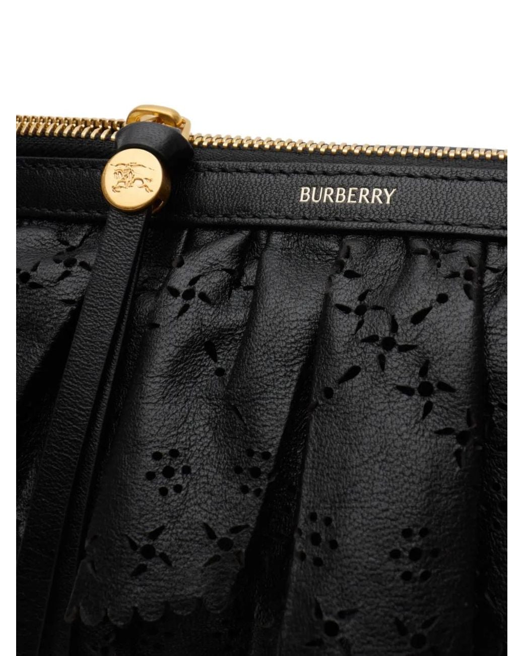 Burberry Black Mini Ruffle Bag