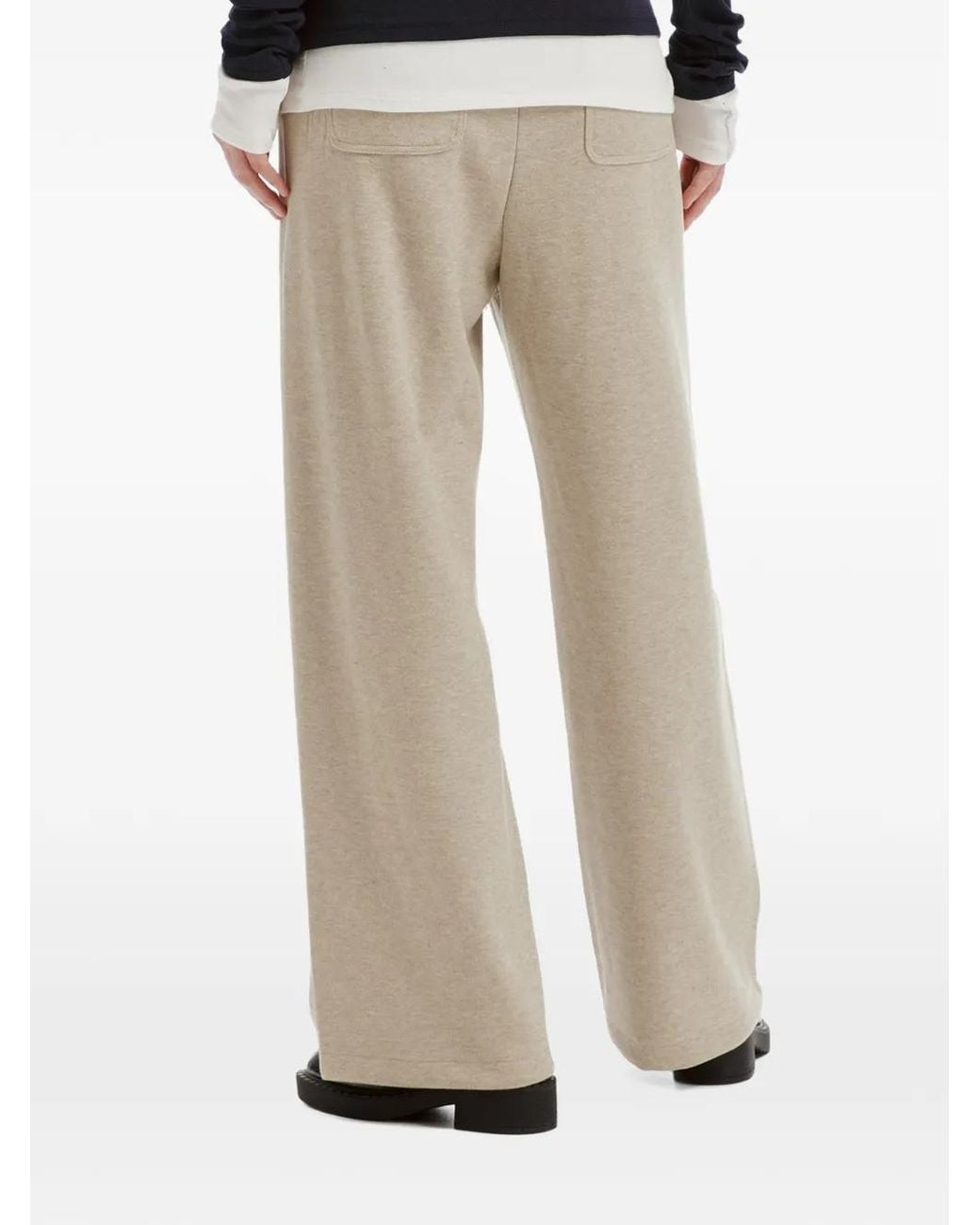 B+ AB White Wide-Leg Trousers