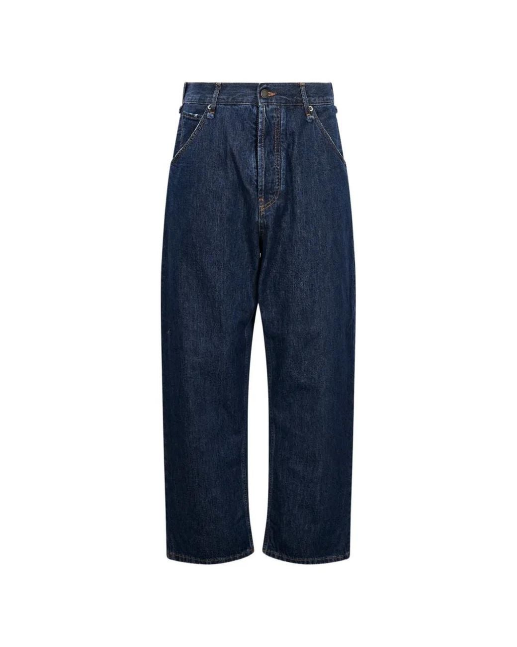 DARKPARK Blue Jean Droit À Détails De Rivets for men
