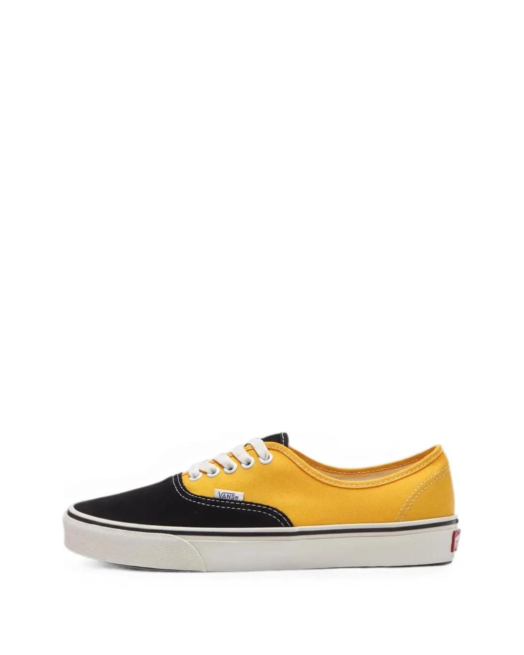 Vans Yellow Authentic Panelled Sneakers for men