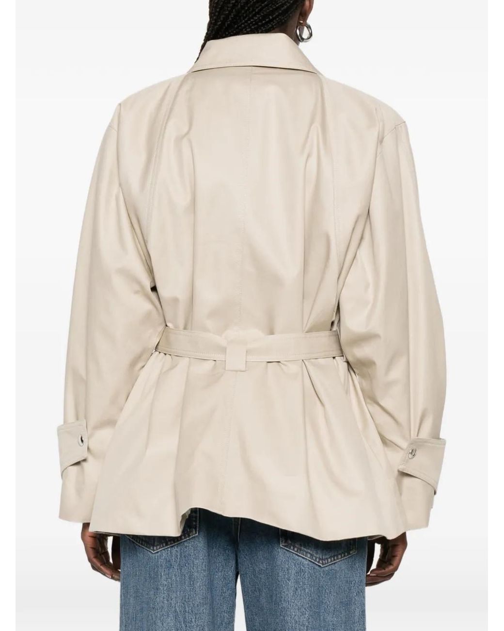 IRO White Veste Ralya À Taille Ceinturée