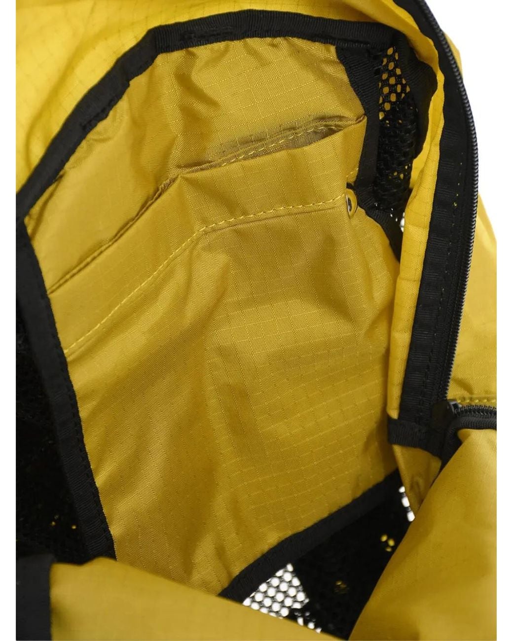 Woolrich Yellow Ripstop Mesh Backpack for men
