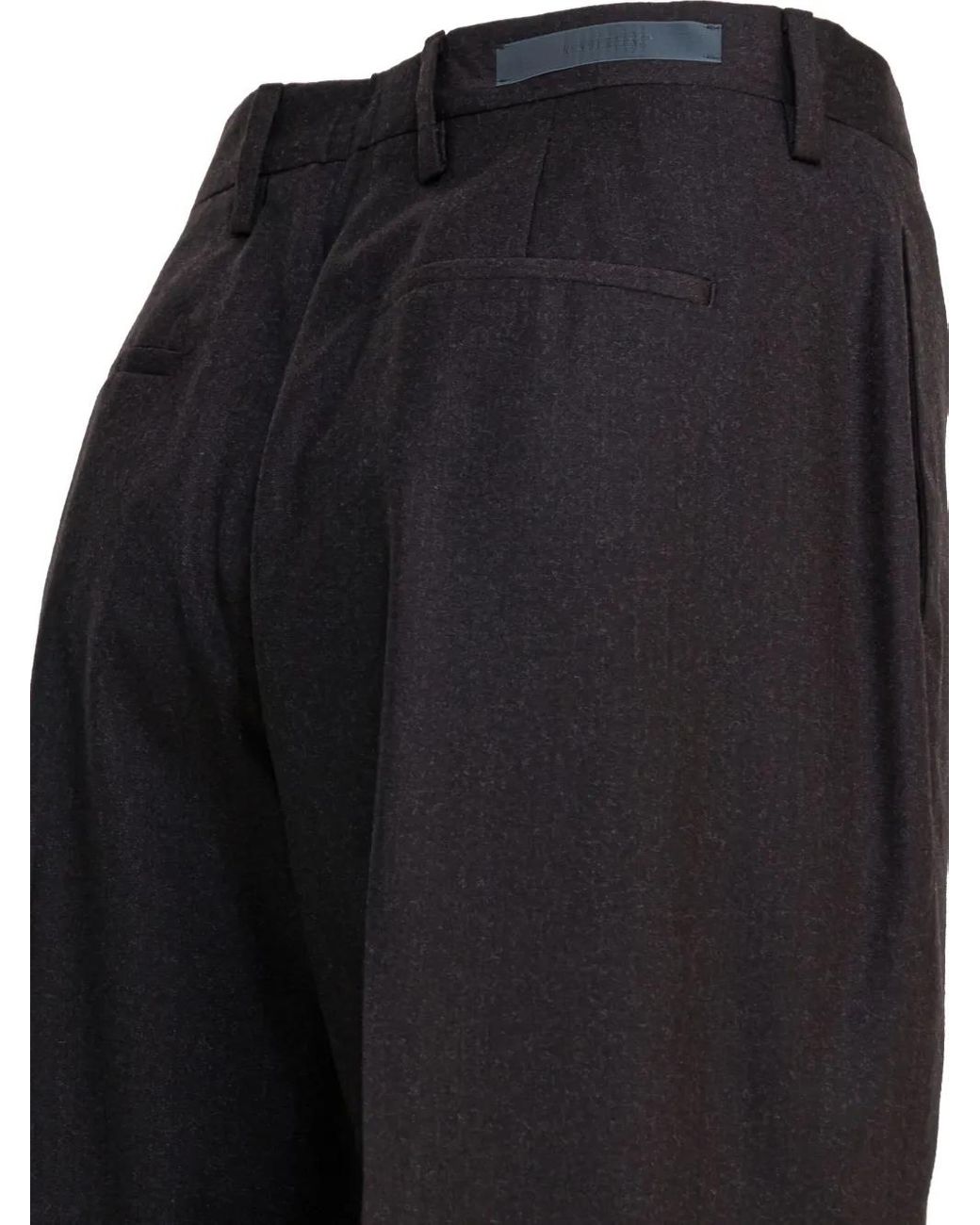 Briglia 1949 Black Wool Cashmere Trousers