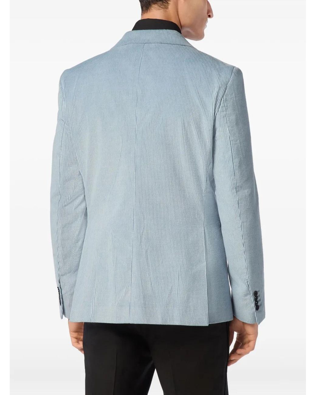 Philipp Plein Blue Single-Breasted Blazer for men