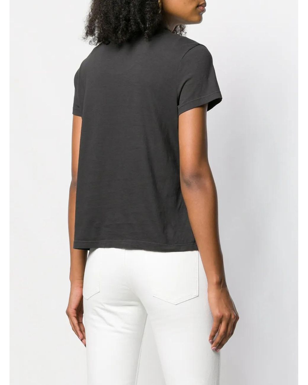 James Perse Black Short-Sleeved T-Shirt