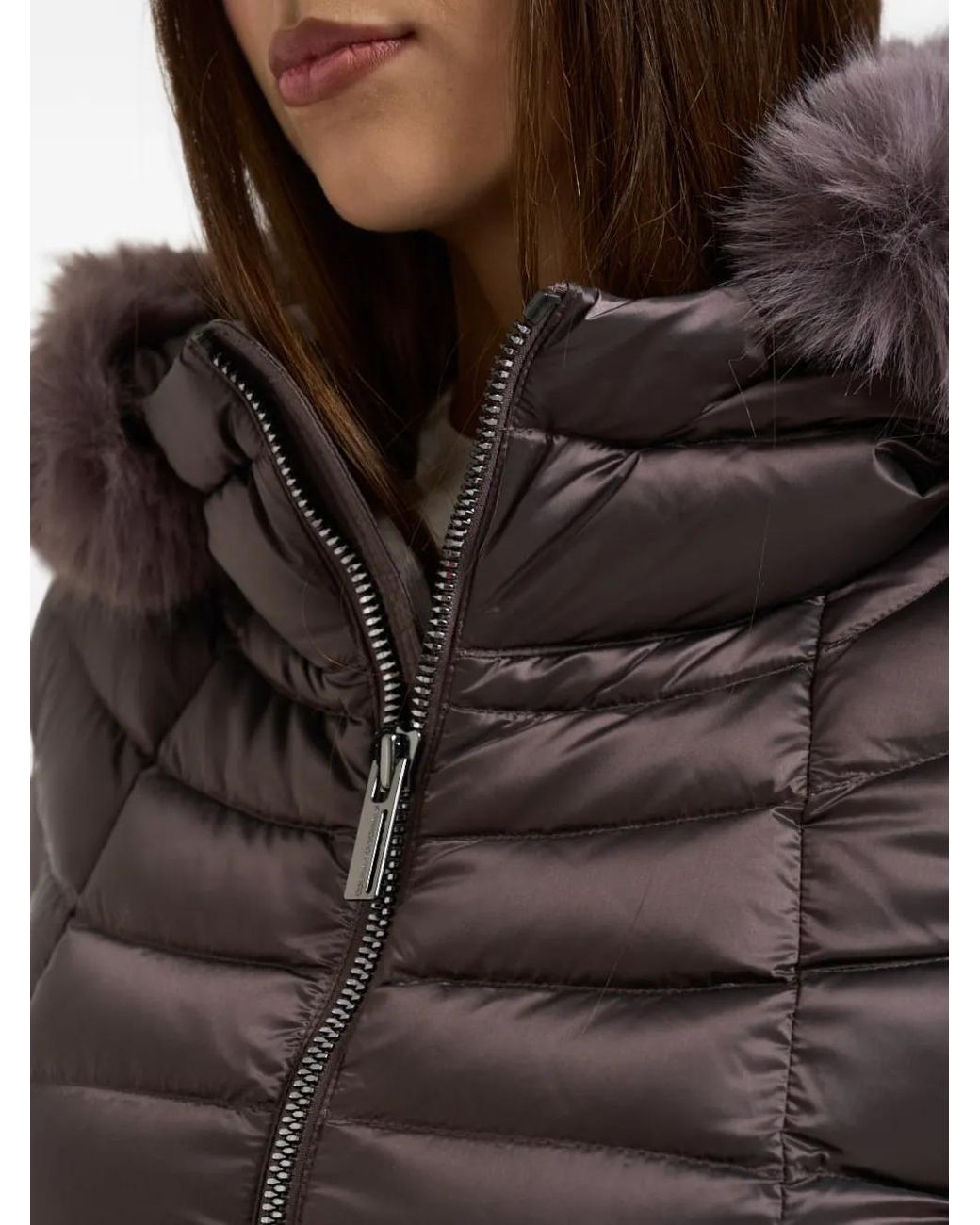 Colmar Gray Padded Single-Breasted Coat