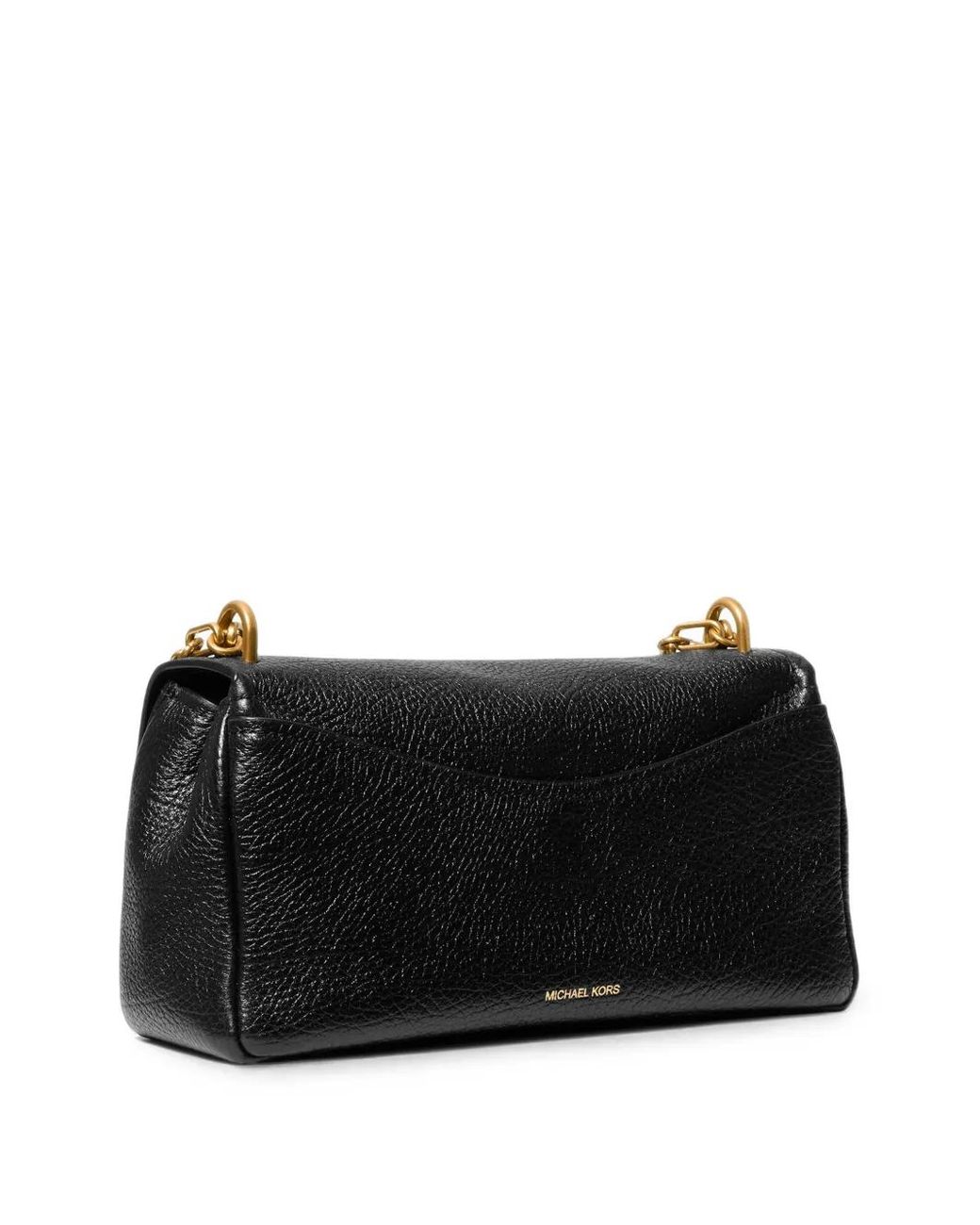 Michael Kors Black Sac Porté Épaule À Plaque Logo