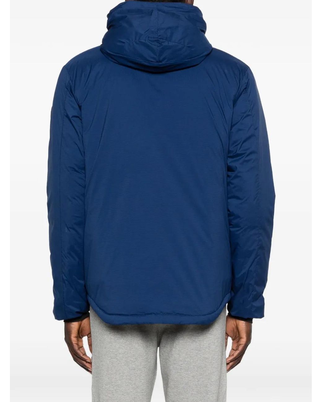 Canada Goose Blue Non-Detachable Hooded Jacket for men