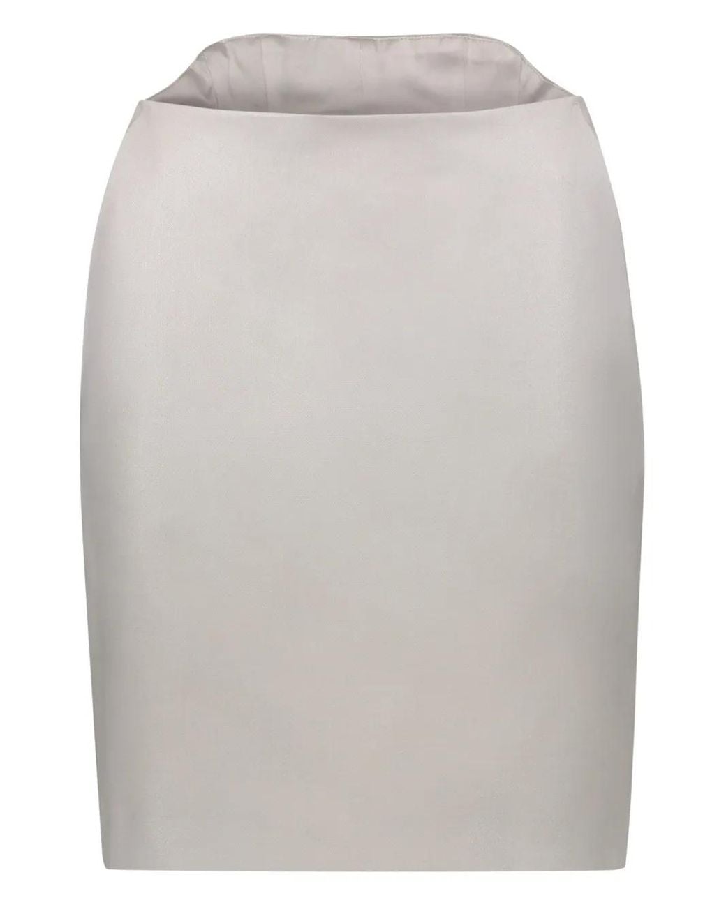 Lorena Antoniazzi White Pencil Mini Skirt