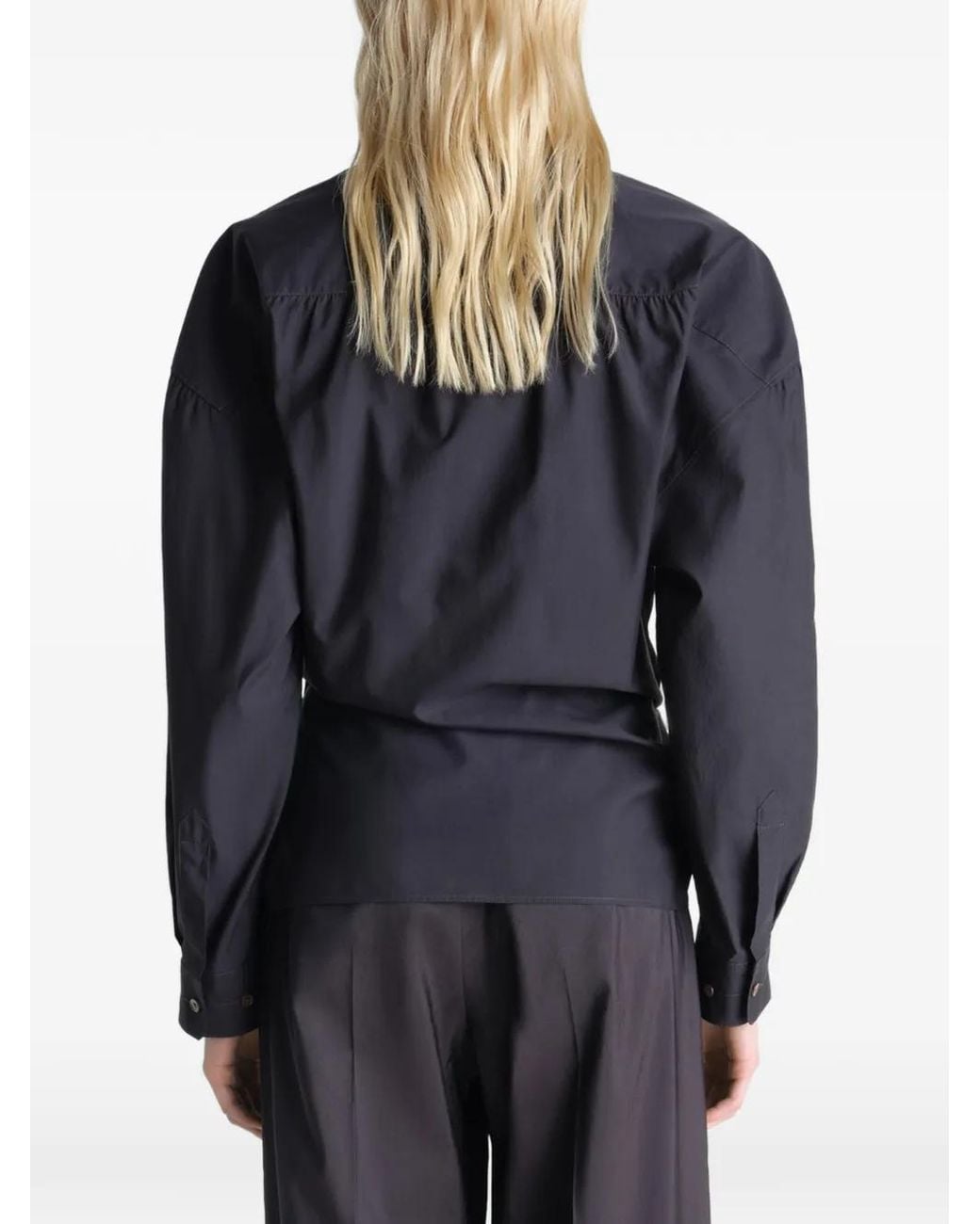 Lemaire Black Cotton Blend Shirt