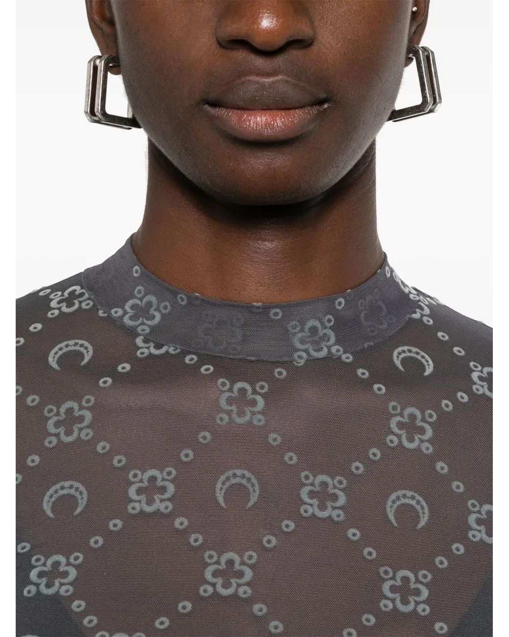 MARINE SERRE Gray Top