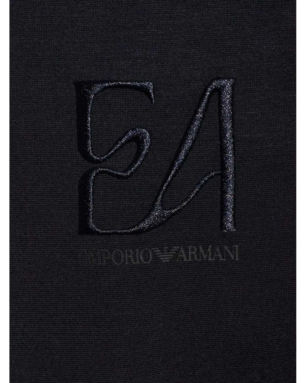 Emporio Armani Blue Loose-Fit Trousers for men