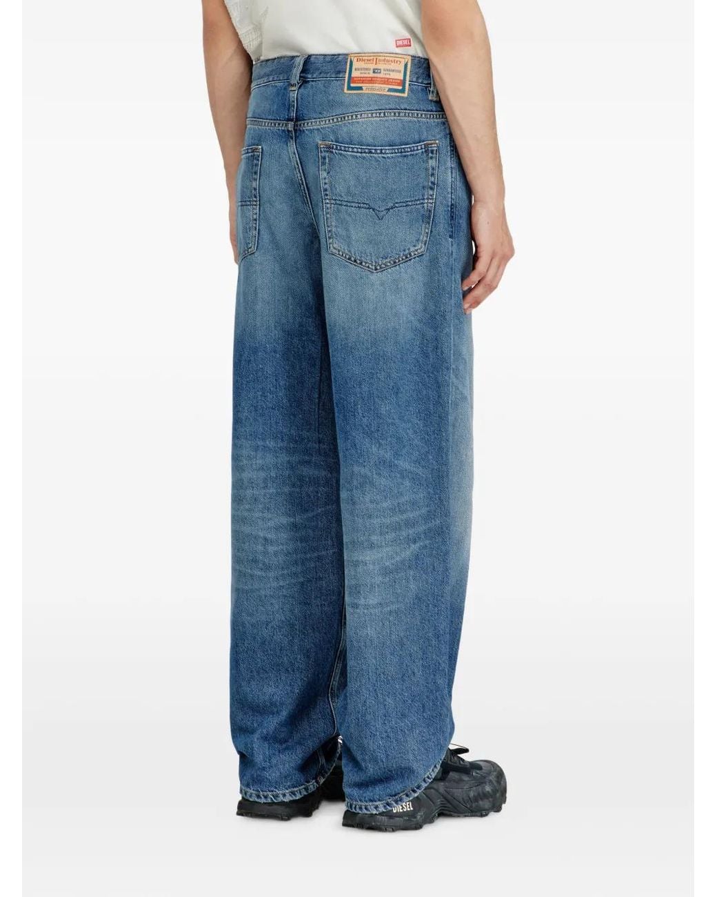 DIESEL Blue Relaxed Jeans Low Waist 2001 D-Macro for men
