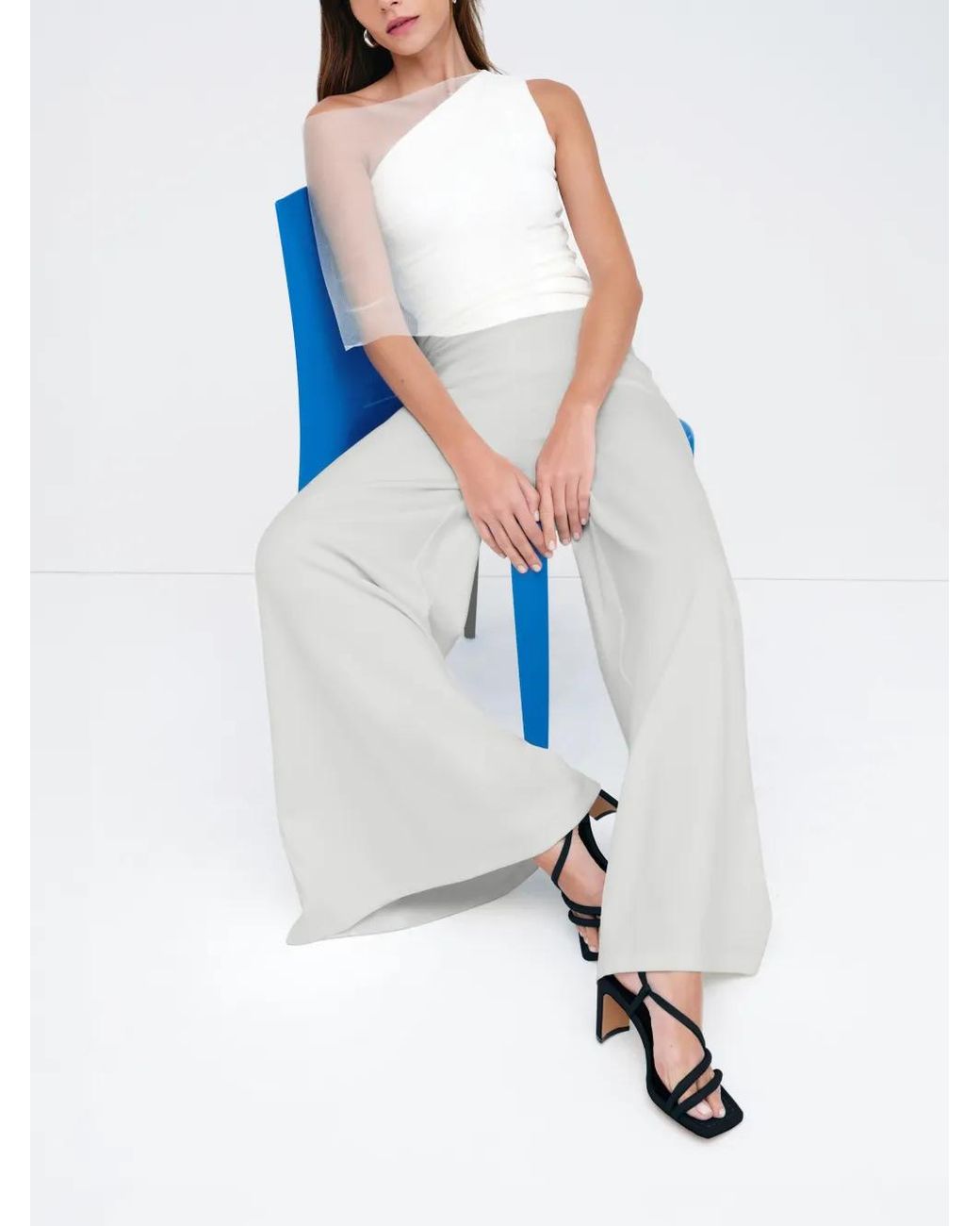 MARCELLA White Pantalon Georgia