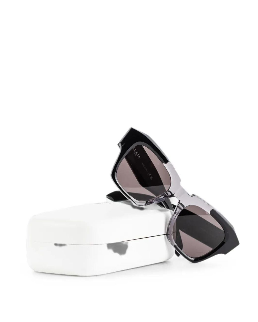 Alaïa Gray Alaia Acetate Sunglasses