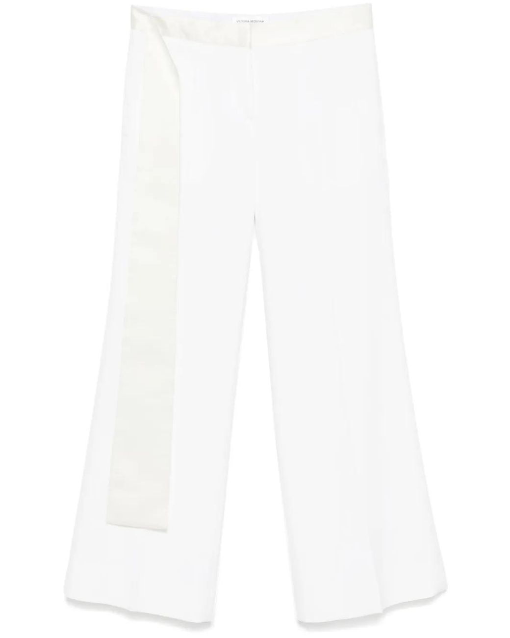 Victoria Beckham White Trousers
