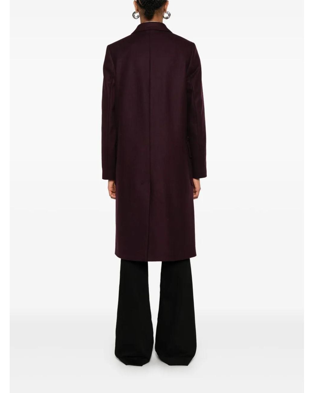 Abrigo Con Doble Botonadura Paul Smith de color Red