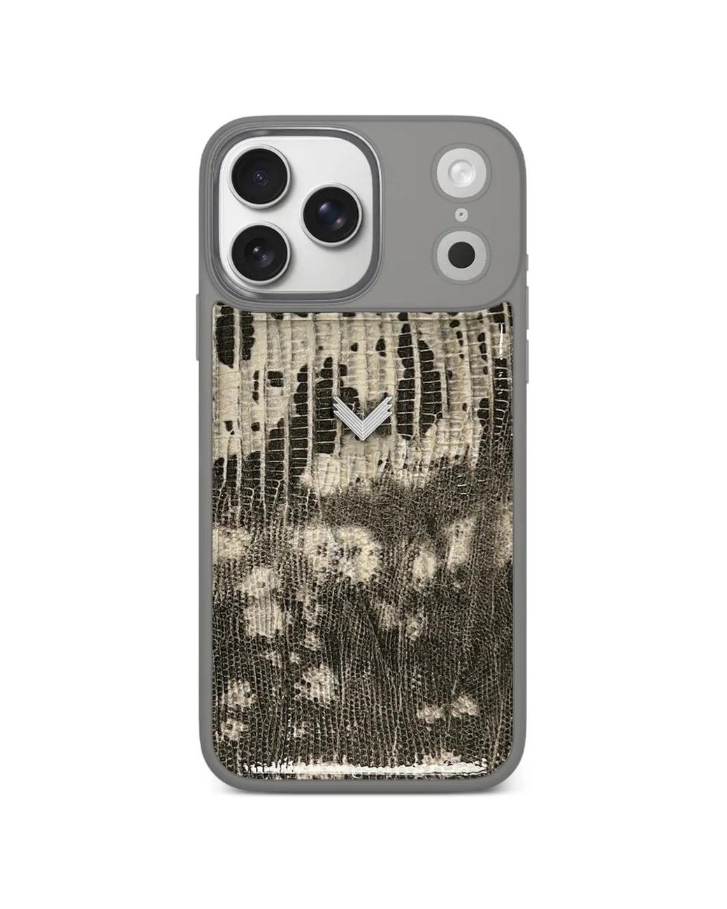 Velante Gray Coque D'Iphone 17 Pro Max À Effet Peau De Lézard
