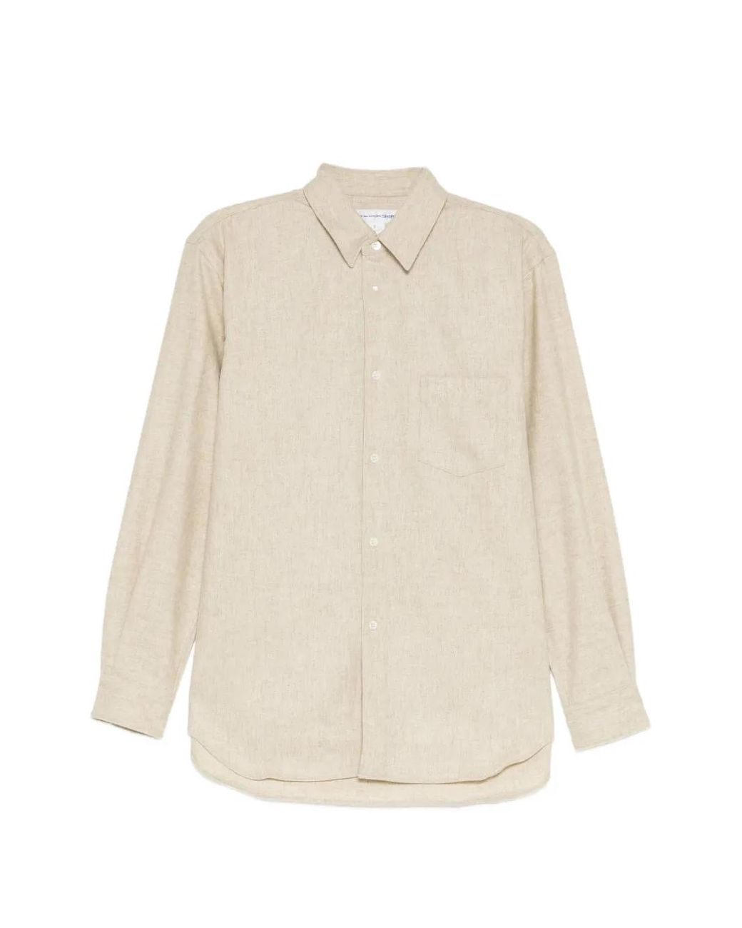Comme des Garçons White Chest-Pocket Shirt for men