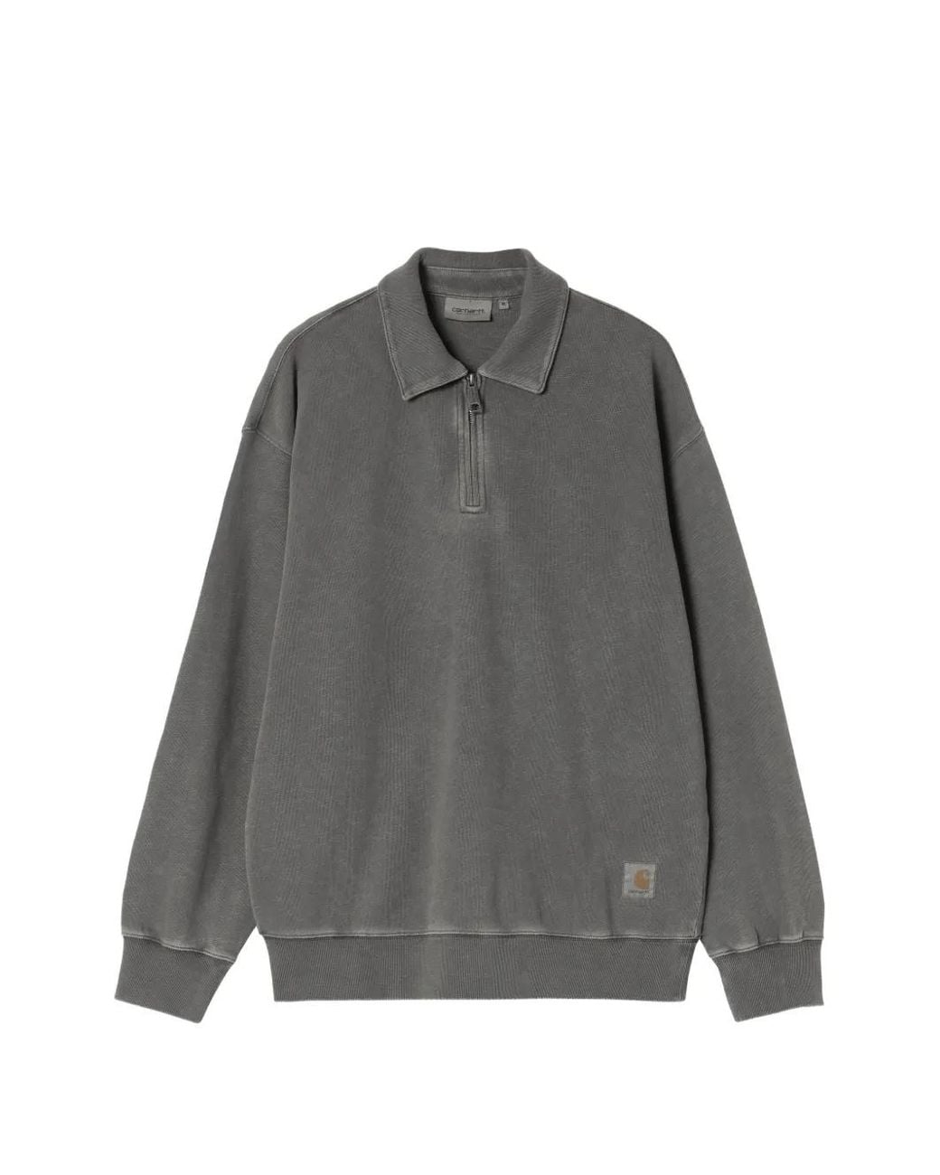 Carhartt Gray Harper Polo Sweater for men