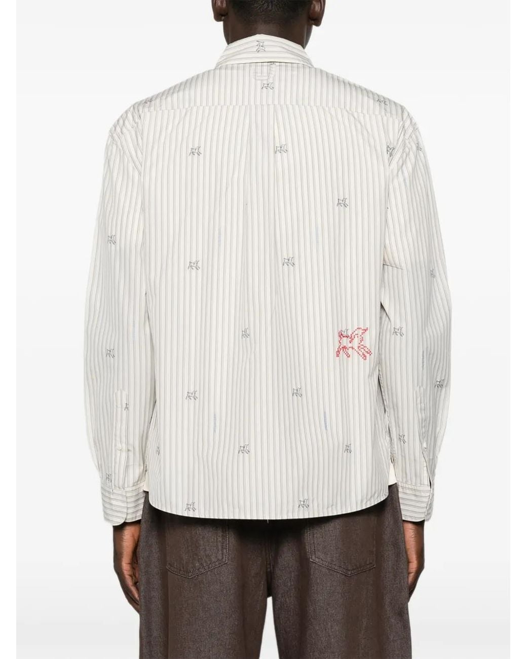 Jacquemus White "La Chemise Simon Long Sleeves" Shirt for men