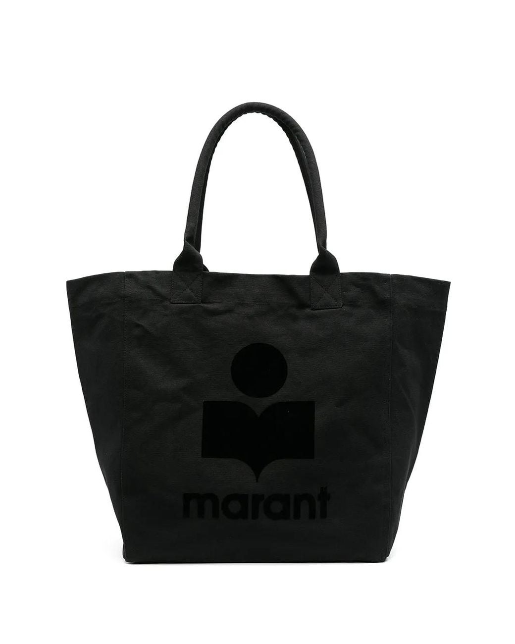 Isabel Marant Black Tote Bag With Print