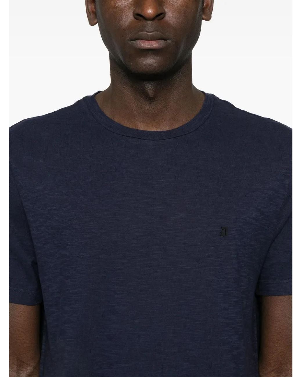 Dondup Blue Cotton T-Shirt for men