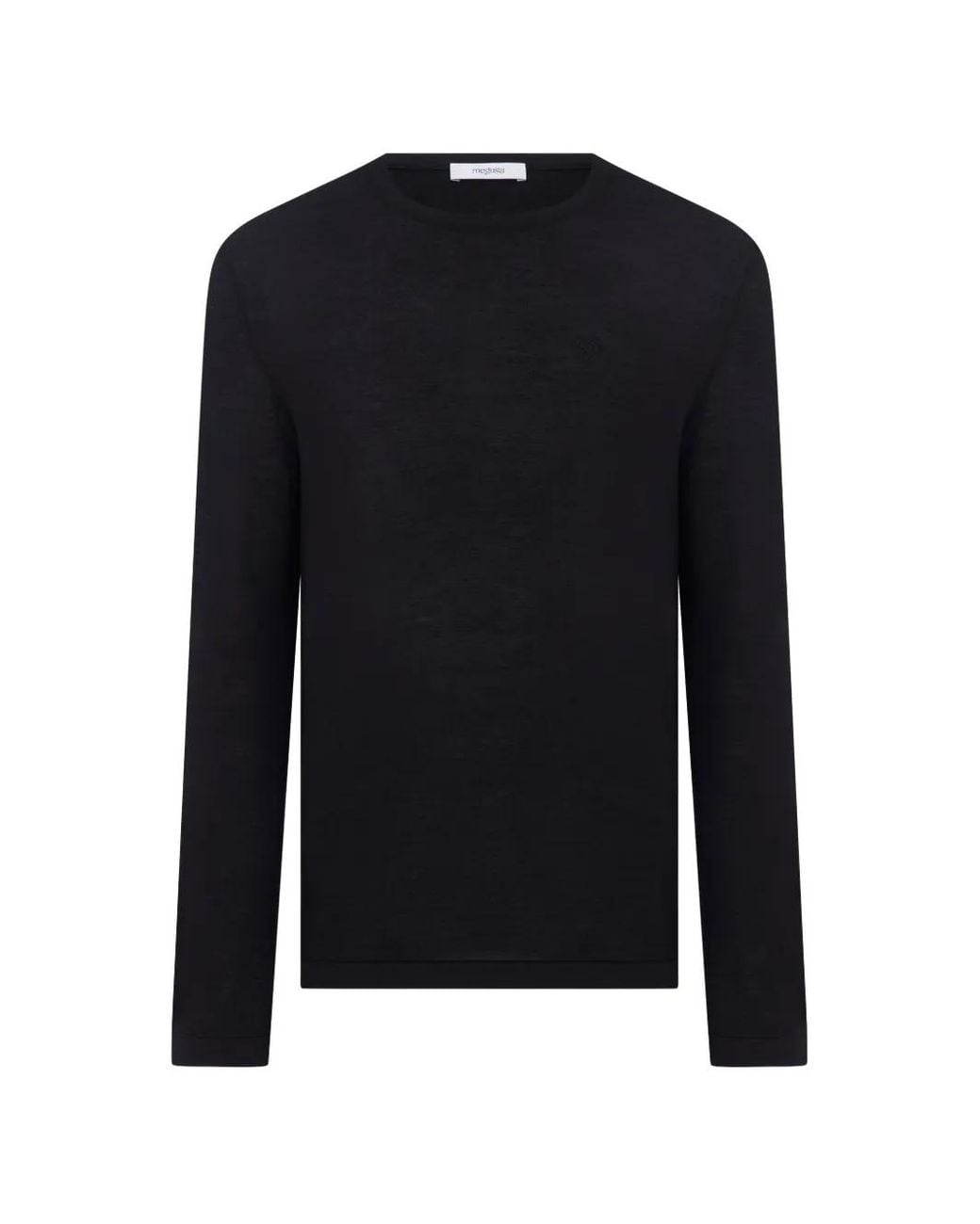 MEGUSTA Blue Knitted Cashmere Sweater for men