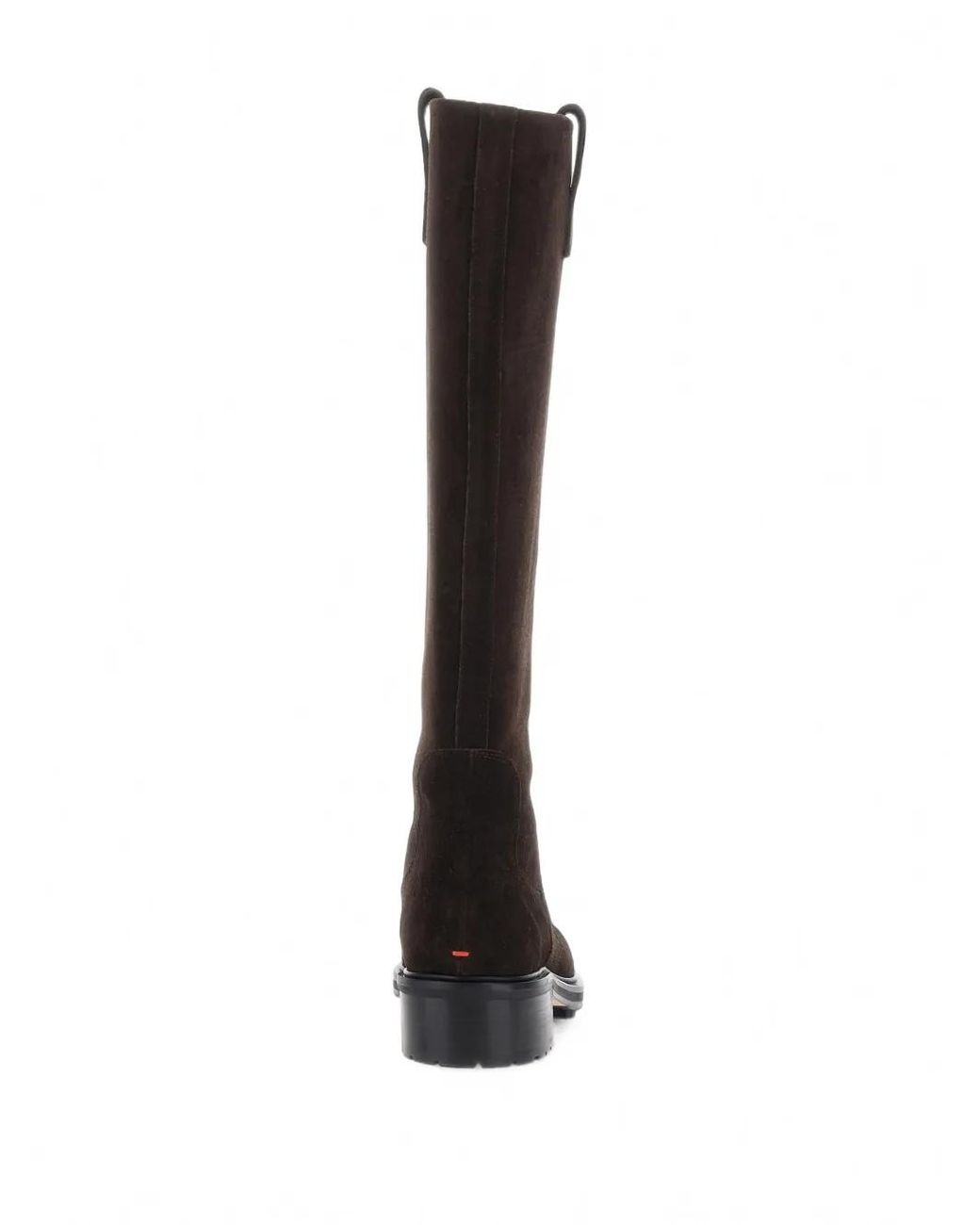 Aeyde Black Suede Knee-High Boots