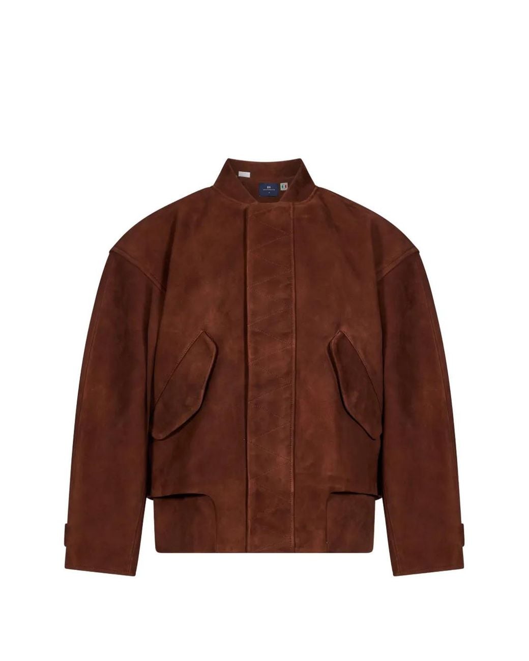 Levi's Brown Tab Suede Bomber Jacket for men