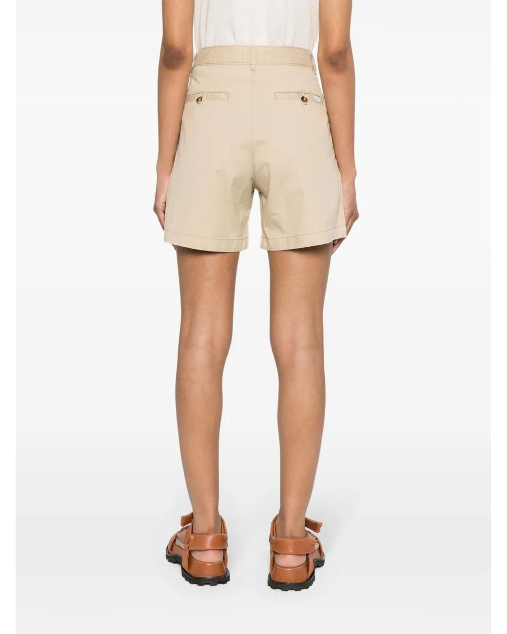 Levi's Natural Pleat-Detail Shorts