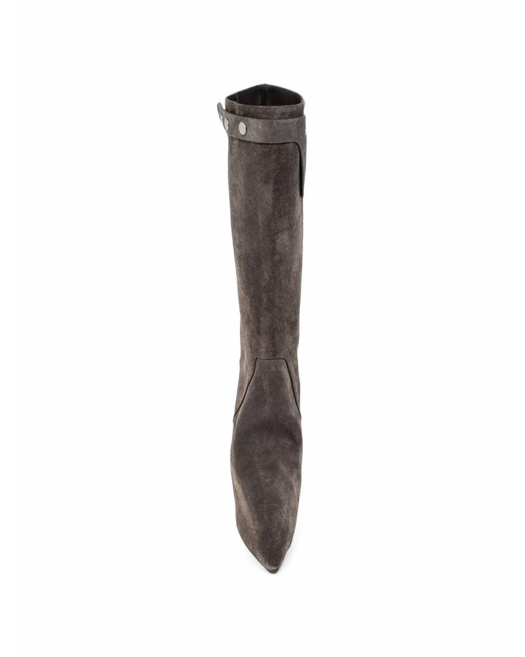Rick Owens Brown Taconaska Ankle Boots