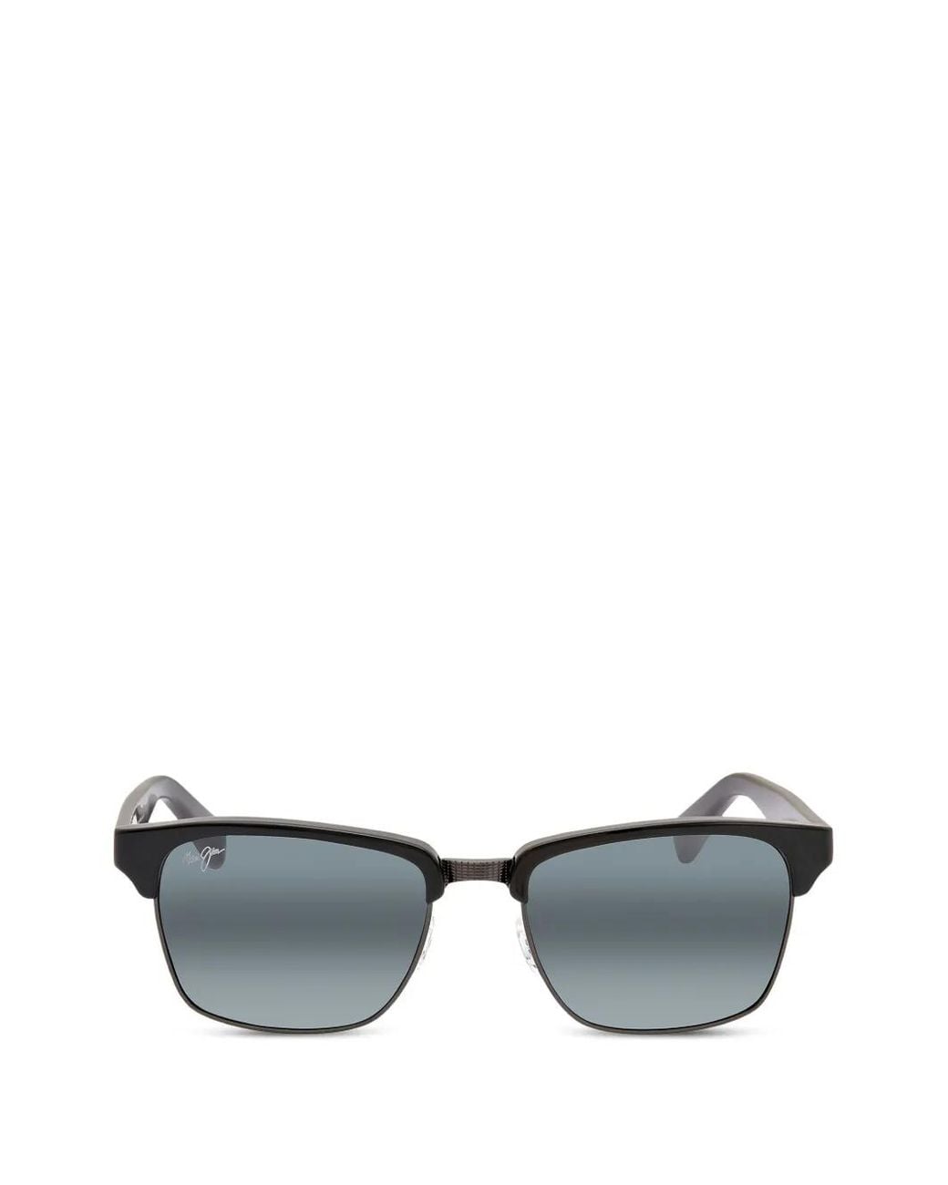 Maui Jim Gray Kawika Square-Frame Sunglasses