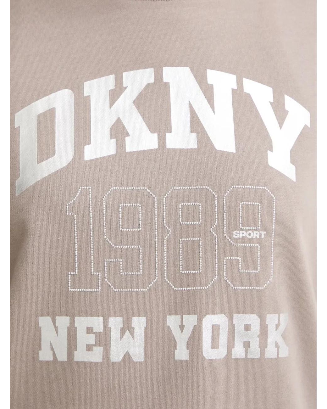 DKNY Gray Sweat À Logo Imprimé