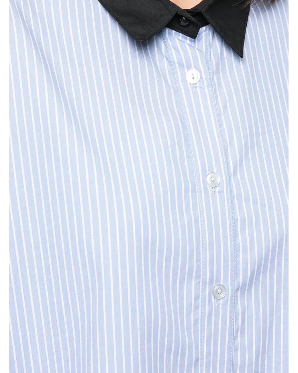 Macgraw Blue Truth Striped Shirt