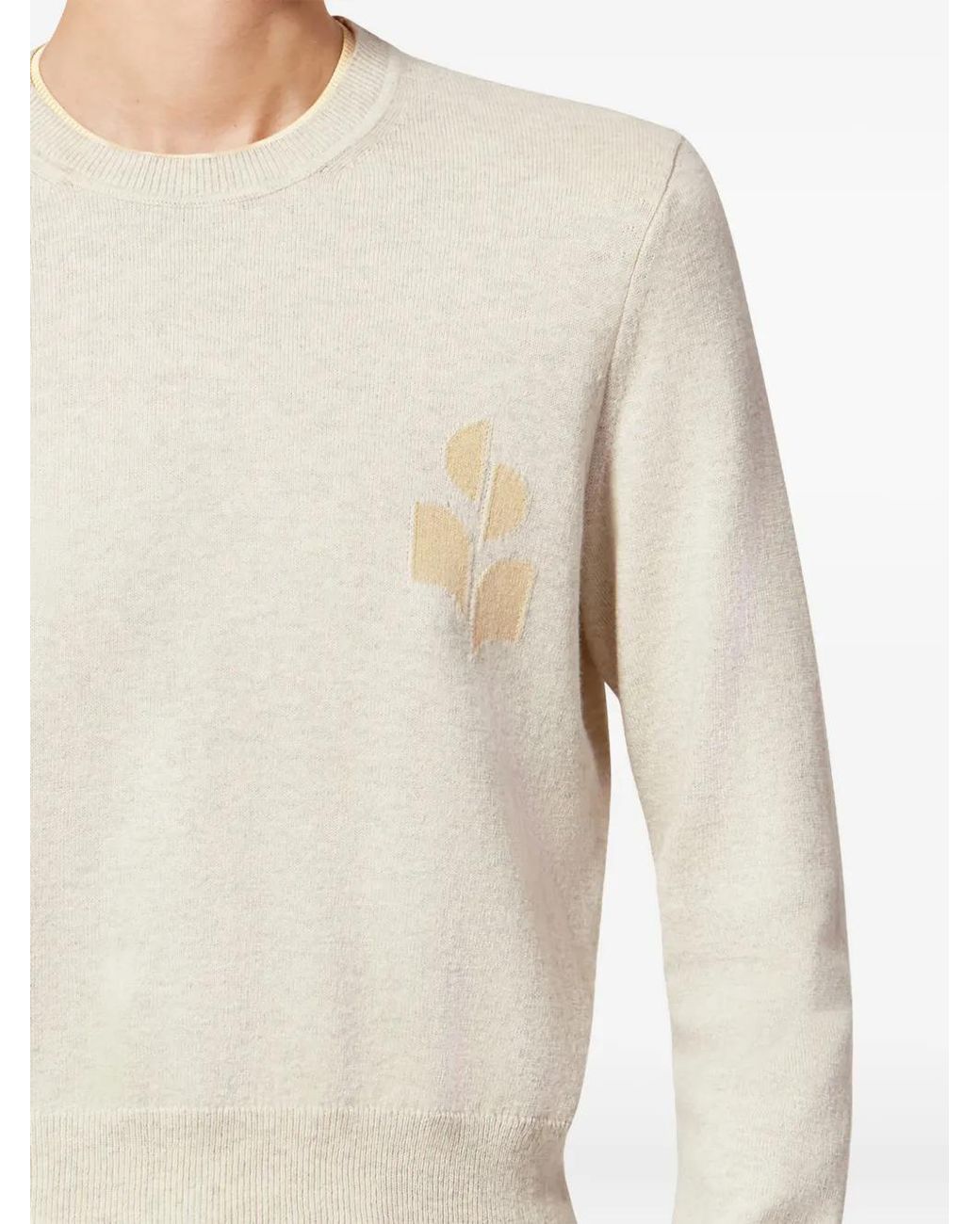 Isabel Marant White Logo Sweater