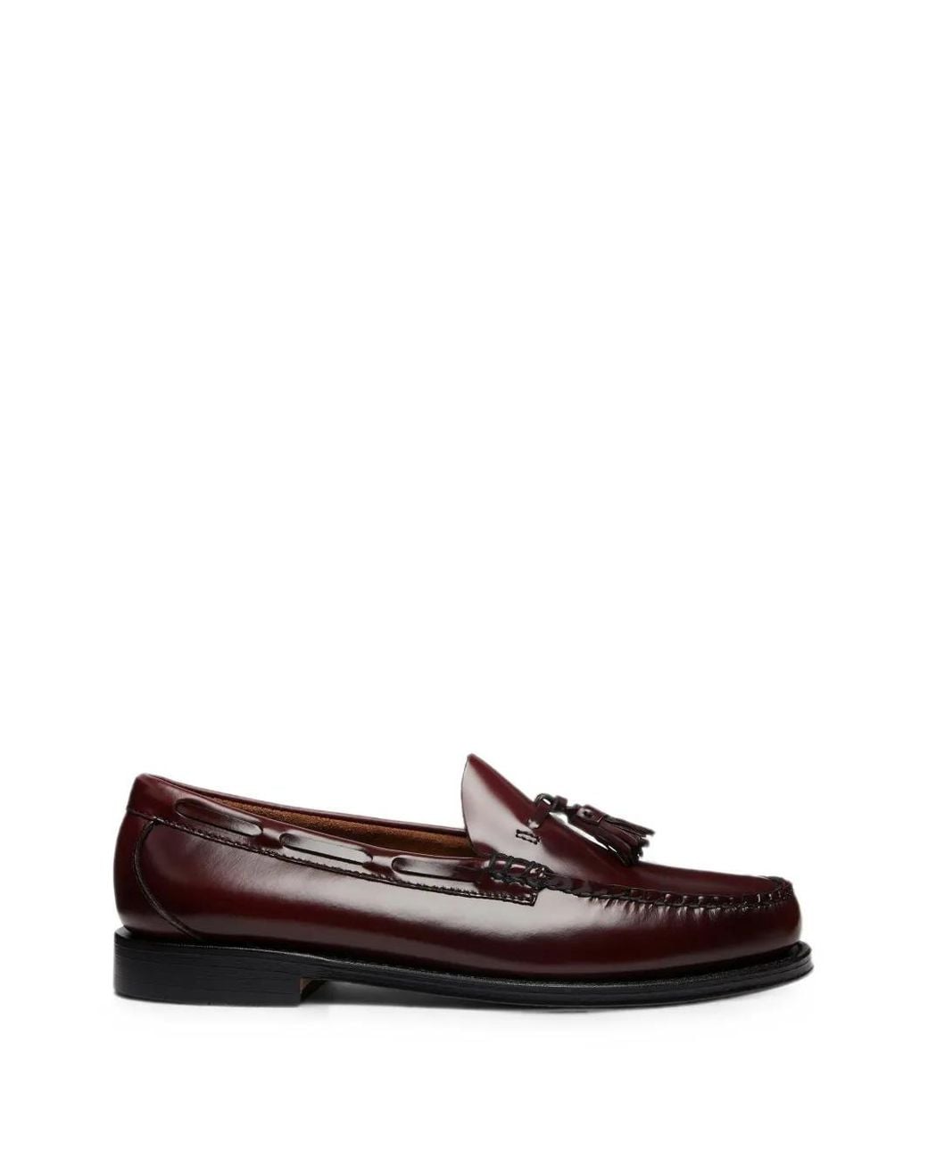 G.H.BASS Red Weejuns Larkin Tassel Loafers for men