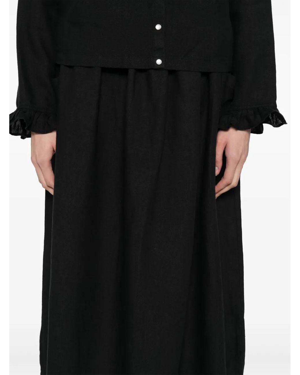 Agnes B. Black Elasticated Waist Skirt