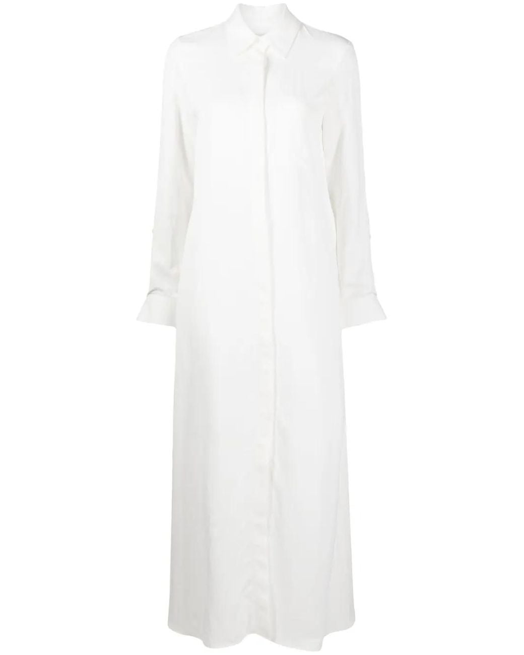 Twp Maxi Blousejurk in het White