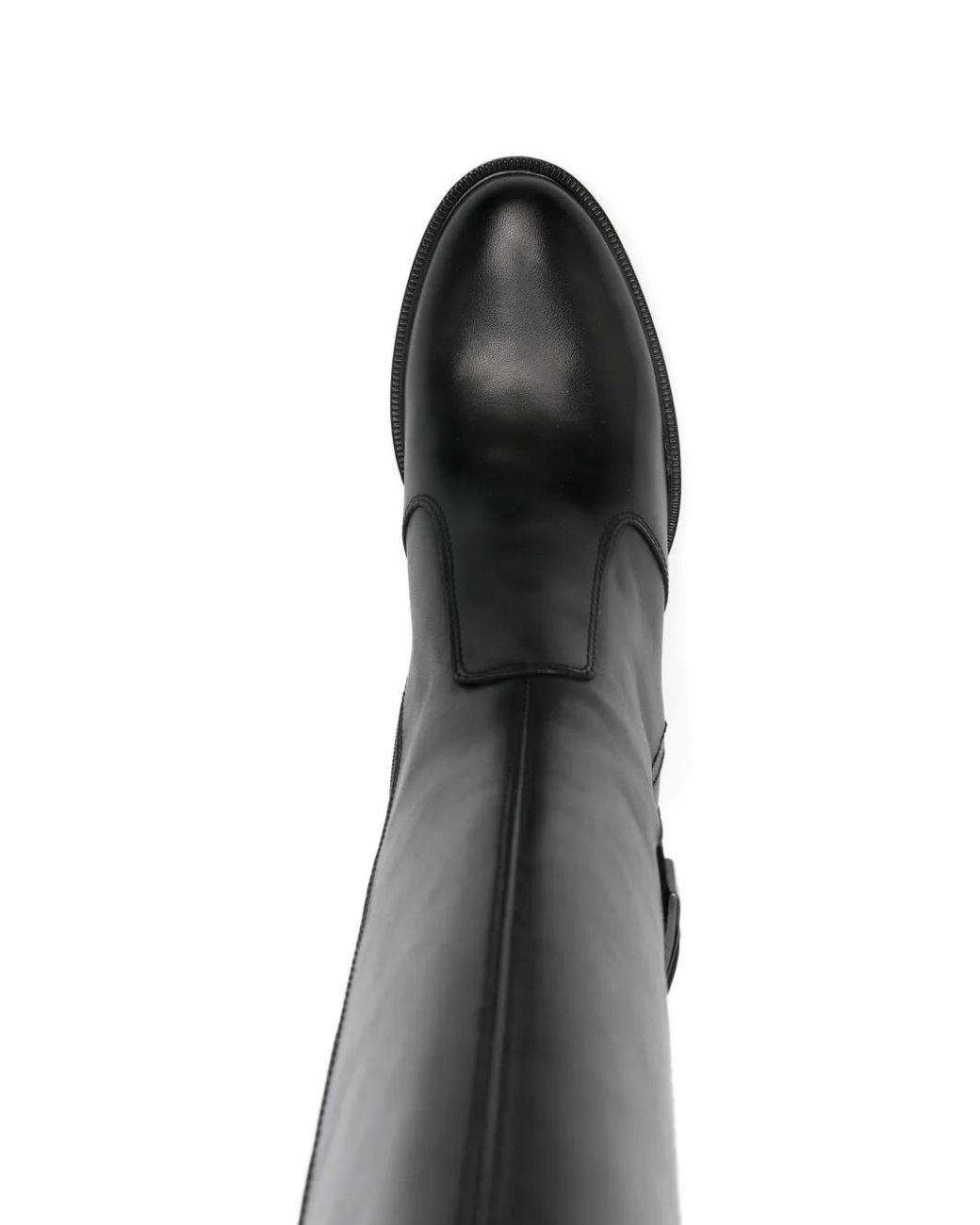 Nero Giardini Black Buckle-Strap Boots