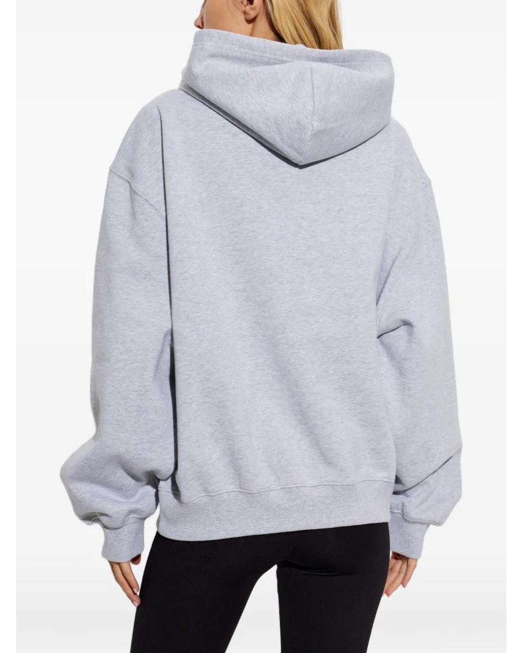 P.E Nation White Voltage Logo-Patch Hoodie