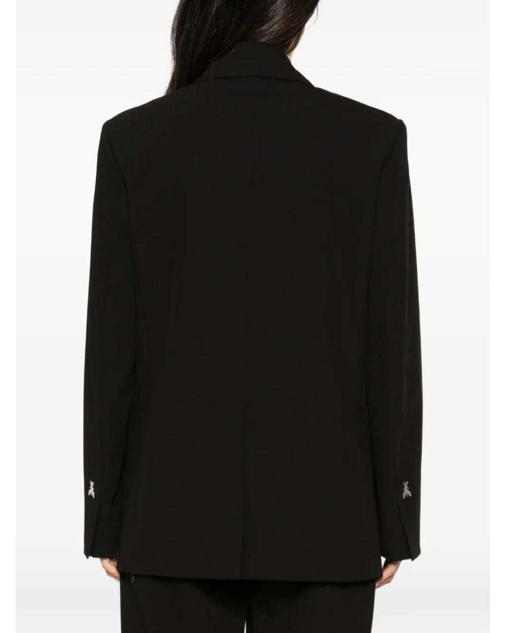Patrizia Pepe Black Single-Breasted Blazer