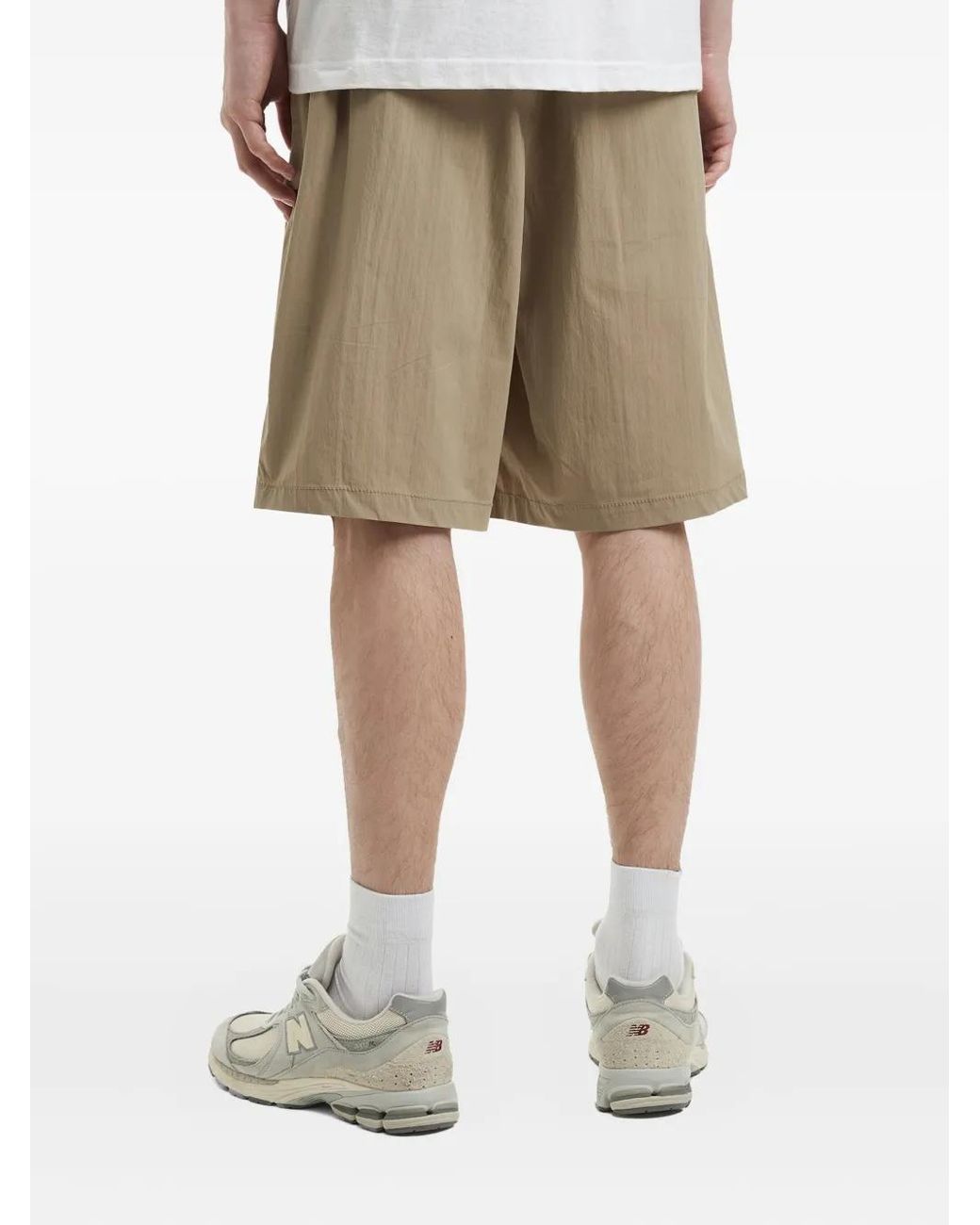 Alpha Industries Natural Logo-Patch Shorts for men